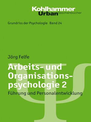 cover image of Arbeits- und Organisationspsychologie 2